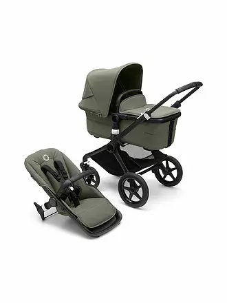 BUGABOO | Kombikinderwagen Fox3 Komplett Set Schwarz / Gruen | blau