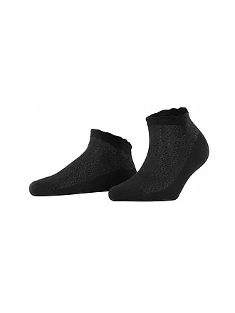 BURLINGTON | Damen Sneaker Socken MONTROSE 36-41 white | schwarz