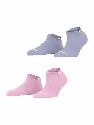 BURLINGTON | Damen Sneaker-Socken 2er Pkg. EVERYDAY 36-41 black | rosa