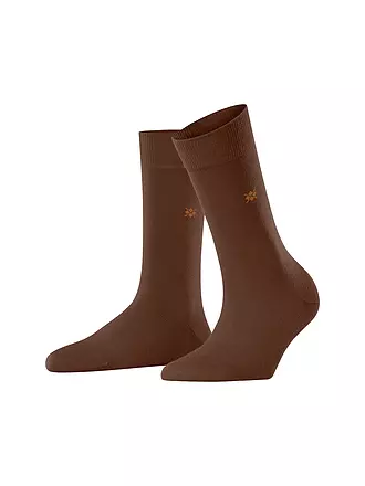 BURLINGTON | Damen Socken BLOOMSBURY 36-41 marine | braun