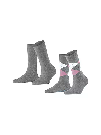 BURLINGTON | Damen Socken EVERYDAY 2-er Pkg 36-41 light denim | grau