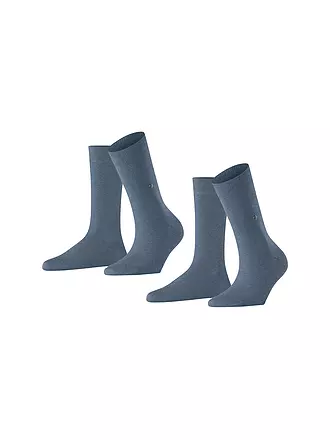 BURLINGTON | Damen Socken EVERYDAY 2-er Pkg. 36-41 black | blau