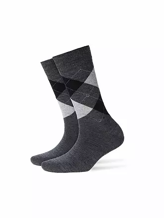 BURLINGTON | Damen Socken MARYLEBONE 36-41 schwarz | grau