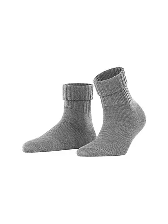 BURLINGTON | Damen Socken PLYMOUTH 36-41 woolwhite | grau