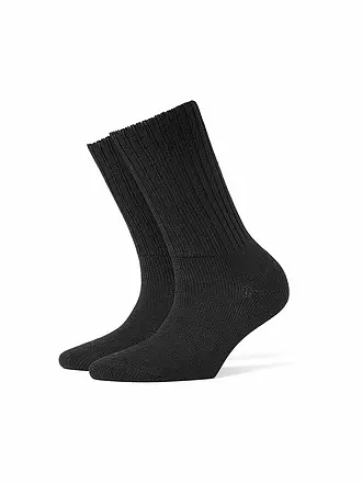 BURLINGTON | Damen Socken PLYMOUTH 36-41 woolwhite | schwarz