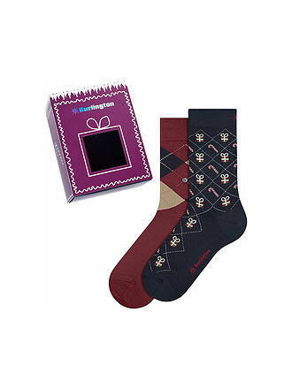 BURLINGTON | Geschenkset Socken X-Mas Gift Box 2-er Pkg. 36-41 | bunt