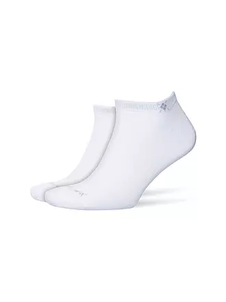 BURLINGTON | Herren Sneaker Socken EVERYDAY 2-er Pkg. 40-46 light grey | weiss