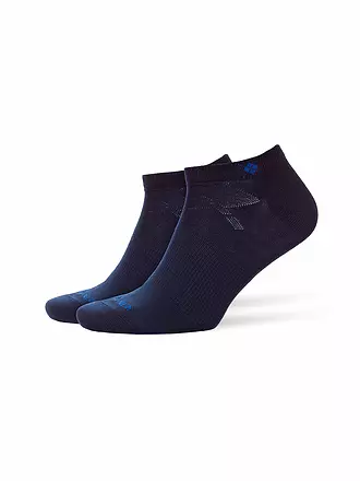 BURLINGTON | Herren Sneaker Socken EVERYDAY 2-er Pkg. 40-46 light grey | blau