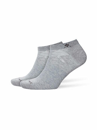 BURLINGTON | Herren Sneaker Socken EVERYDAY 2-er Pkg. 40-46 sandstone | grau