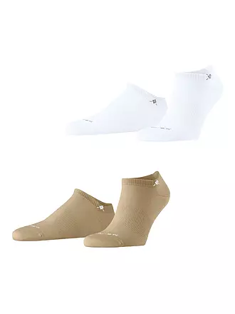 BURLINGTON | Herren Sneaker Socken EVERYDAY 2-er Pkg. 40-46 sandstone | beige