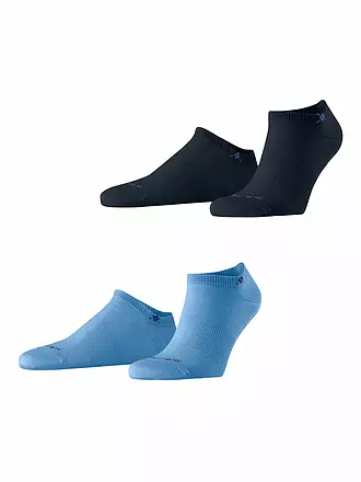 BURLINGTON | Herren Sneaker Socken EVERYDAY 2-er Pkg. 40-46 sandstone | blau