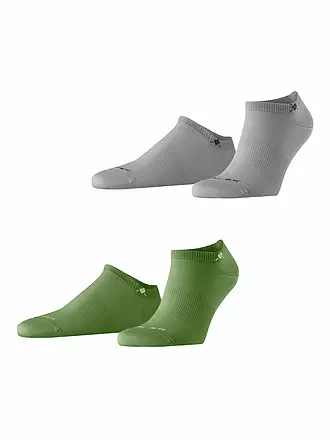 BURLINGTON | Herren Sneaker Socken EVERYDAY 2-er Pkg. 40-46 sandstone | olive