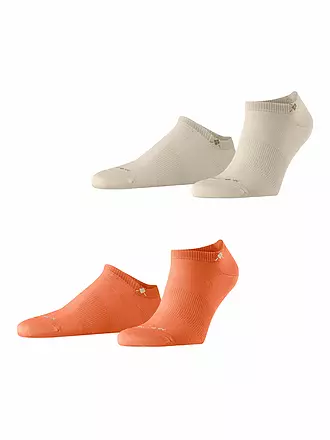 BURLINGTON | Herren Sneaker Socken EVERYDAY 2-er Pkg. 40-46 sandstone | orange
