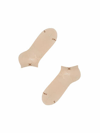 BURLINGTON | Herren Sneaker Socken EVERYDAY 2-er Pkg. 40-46 sandstone | schwarz