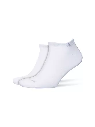 BURLINGTON | Herren Sneaker Socken EVERYDAY 2-er Pkg. 40-46 white | schwarz