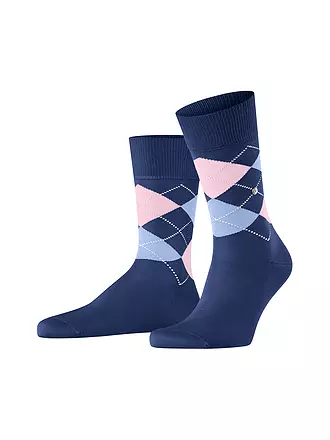 BURLINGTON | Herren Socken 40-46 MANCHESTER anthracite melange | blau