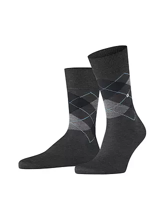 BURLINGTON | Herren Socken 40-46 MANCHESTER fresco | grau