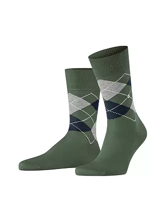 BURLINGTON | Herren Socken 40-46 MANCHESTER fresco | olive