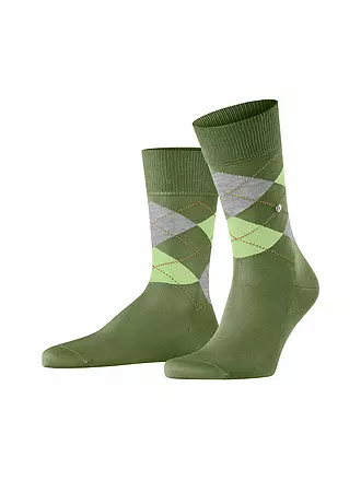 BURLINGTON | Herren Socken 40-46 MANCHESTER fresco | olive