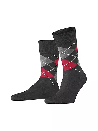 BURLINGTON | Herren Socken 40-46 MANCHESTER passion | grau