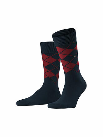 BURLINGTON | Herren Socken BOLTON 40-46 light grey | blau