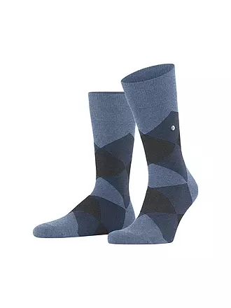 BURLINGTON | Herren Socken CLYDE 40-46 light jeans | schwarz