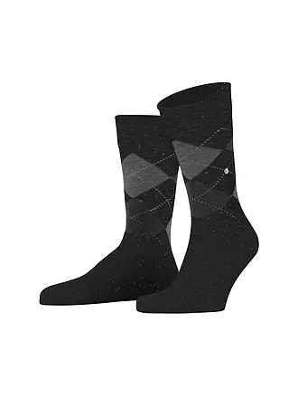 BURLINGTON | Herren Socken DUNDEE 40-46 buckeye mel | schwarz