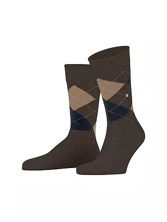 BURLINGTON | Herren Socken DUNDEE 40-46 peanut mel | braun