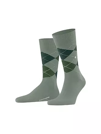 BURLINGTON | Herren Socken EDINBURGH 40-46 cranberry | hellgrün