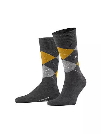 BURLINGTON | Herren Socken EDINBURGH 40-46 dark blue mel | grau