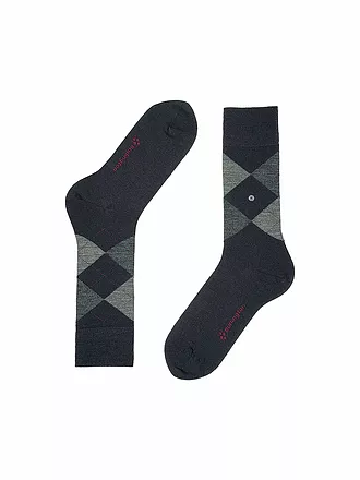 BURLINGTON | Herren Socken EDINBURGH 40-46 dark navy | camel