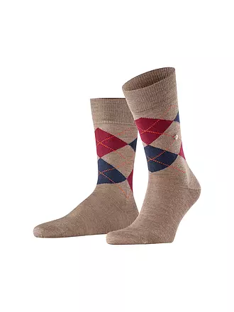 BURLINGTON | Herren Socken EDINBURGH 40-46 saphire | hellbraun