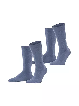 BURLINGTON | Herren Socken EVERYDAY 2-er Pkg. 40-46 dk. marine | blau