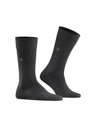 BURLINGTON | Herren Socken LEEDS 40-46 aspargagus | grau