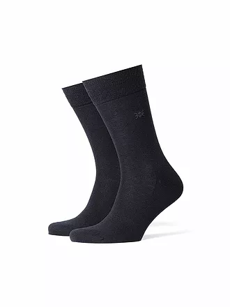 BURLINGTON | Herren Socken LEEDS 40-46 black | blau