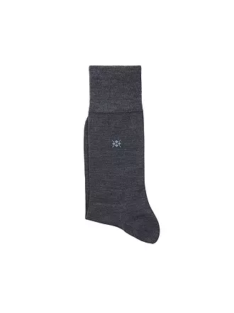 BURLINGTON | Herren Socken LEEDS 40-46 dark blue melange | schwarz