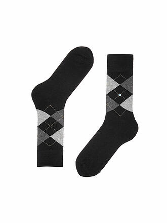 BURLINGTON | Herren Socken MANCHESTER 40-46 anthrazit | schwarz