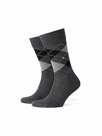 BURLINGTON | Herren Socken MANCHESTER 40-46 anthrazit | grün