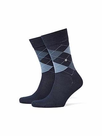BURLINGTON | Herren Socken MANCHESTER 40-46 anthrazit | blau