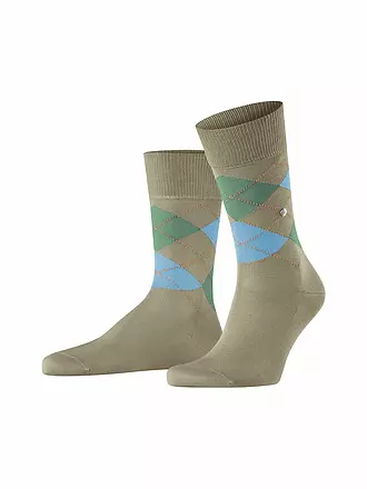 BURLINGTON | Herren Socken MANCHESTER 40-46 anthrazit | grün
