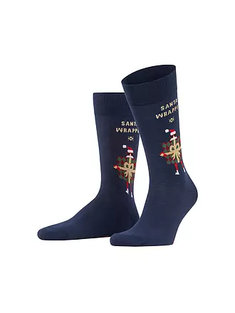 BURLINGTON | Herren Socken X-MAS WRAPPER 40-46 marine | dunkelblau