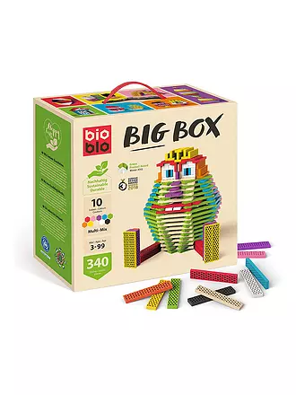 Bioblo | Big Box Multi-Mix mit 340 Bausteinen | keine Farbe