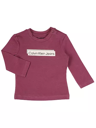 CALVIN KLEIN JEANS | Baby Langarmshirt | beere