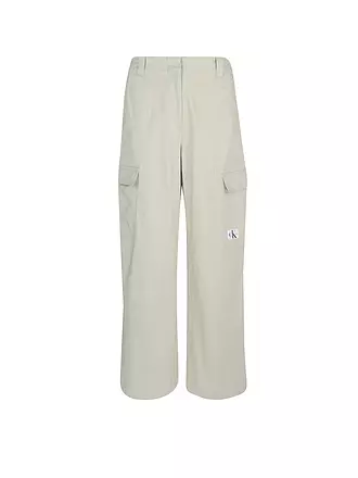 CALVIN KLEIN JEANS | Cargohose Straight Fit | beige