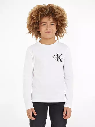 CALVIN KLEIN JEANS | Jungen Langarmshirt | weiss