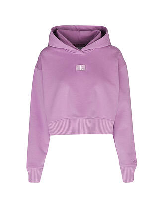 CALVIN KLEIN JEANS | Kapuzensweater - Hoodie Cropped Fit | hellblau