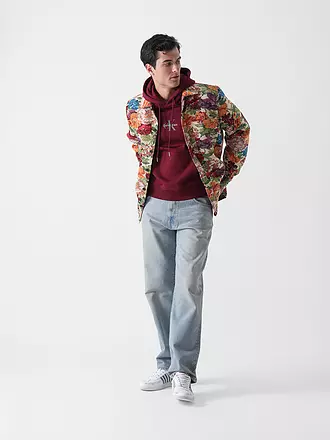 CALVIN KLEIN JEANS | Kapuzensweater - Hoodie | dunkelrot