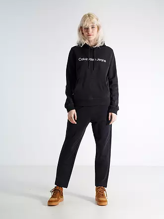 CALVIN KLEIN JEANS | Kapuzensweater - Hoodie | schwarz