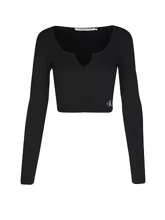 CALVIN KLEIN JEANS | Langarmshirt | schwarz