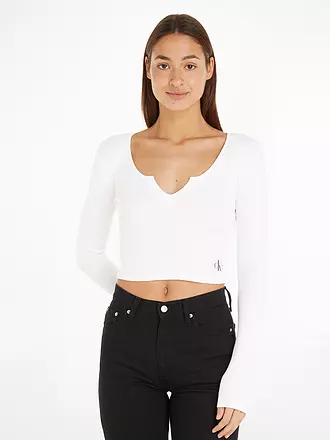 CALVIN KLEIN JEANS | Langarmshirt | schwarz